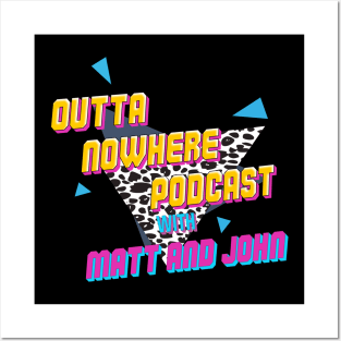 Outta nowhere podcast logo Posters and Art